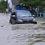 Banjir di Tangerang Akibat Hujan Deras