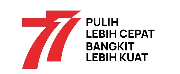Logo HUT RI Ke-77