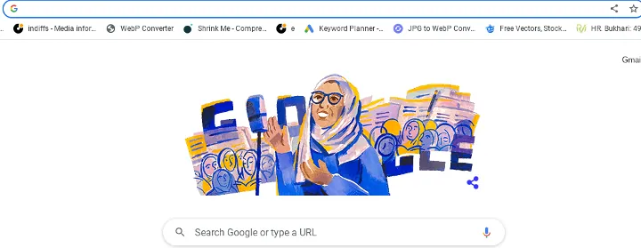 Rasuna Said Tampilan Google Doodel Hari Ini