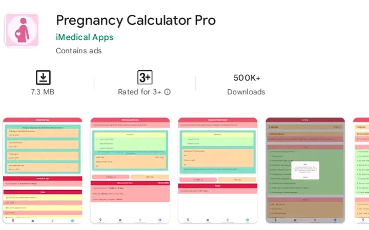 Kalkulator Kehamilan Pro