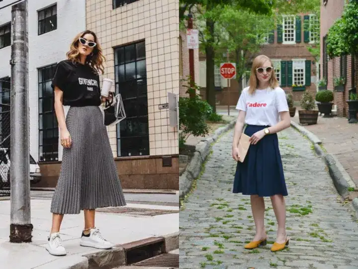 T-shirt dan Skirt