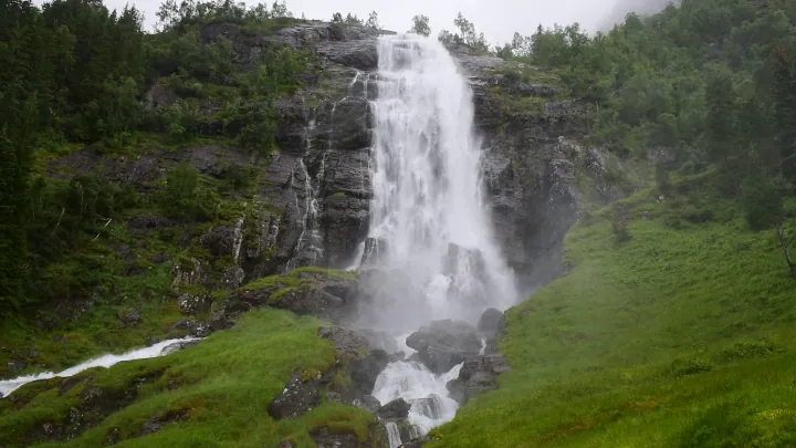 Air Terjun Espelands Falls, Norwegia