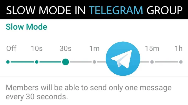 Fitur Slow Mode Telegram