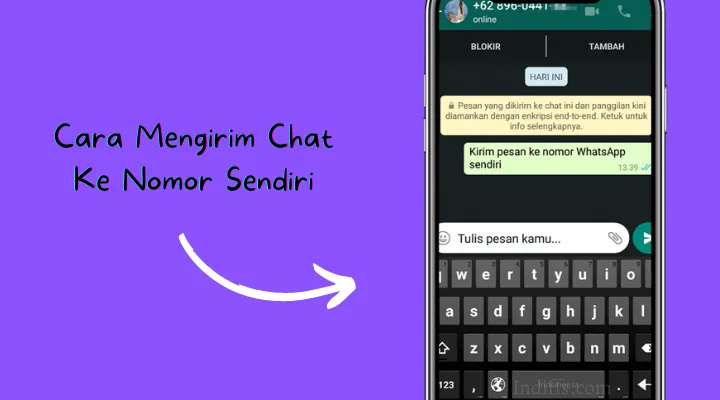 Fitur WhatsApp Terbaru Cara Mengirim Chat Ke Nomor Sendiri