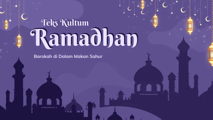 Kultum Hari ke-11 Ramadhan