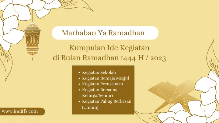 Ide Kegiatan Ramadhan