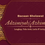 Sholawat Adzimiyah