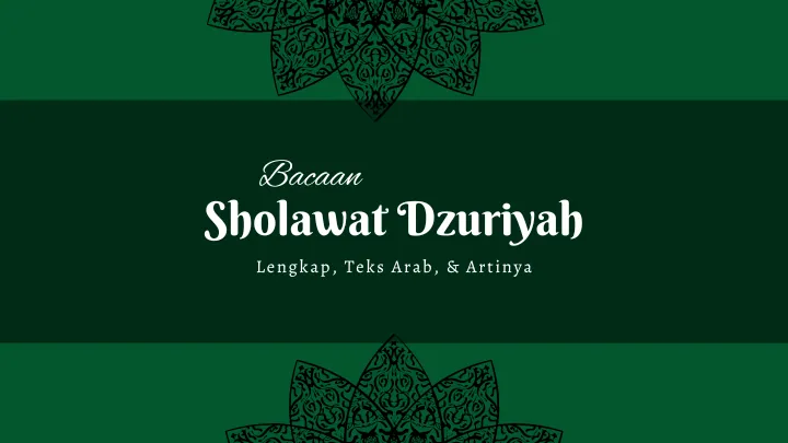 Sholawat Dzuriyah