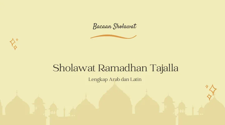 Sholawat Ramadhan Tajalla