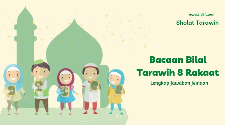 Bacaan Bilal Tarawih 8 Rakaat