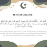 Bacaan Sholawat Ulul Azmi