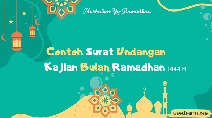 Contoh Surat Undangan Kajian Bulan Ramadhan