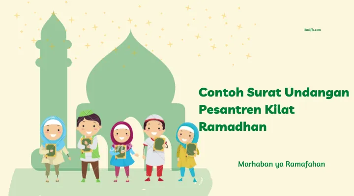 Contoh Surat Undangan Pesantren Kilat Ramadhan