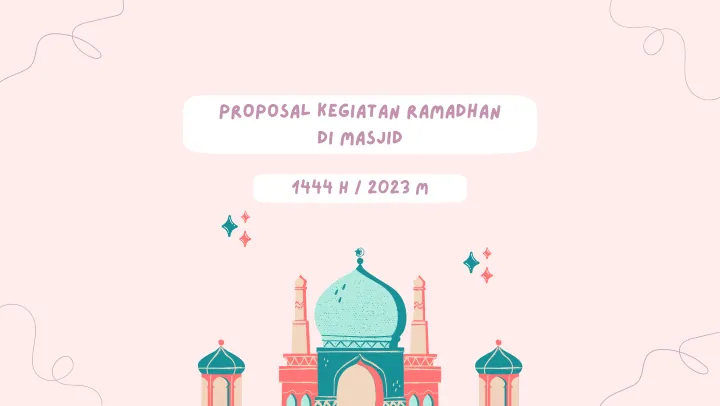 Proposal Kegiatan Ramadhan di Masjid