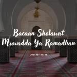 Sholawat Muwadda Ya Ramadhan