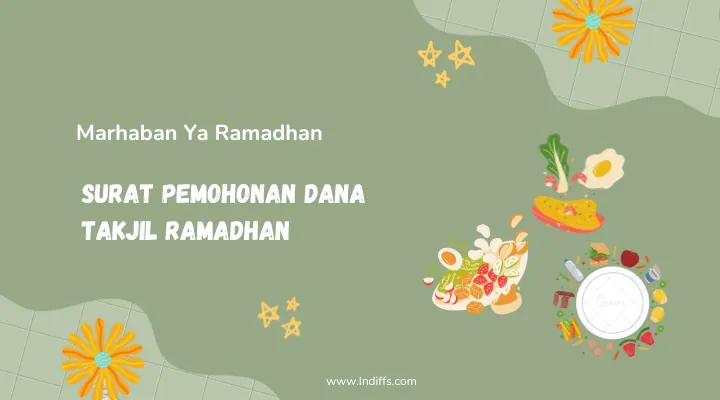 Surat Permohonan Dana Takjil Ramadhan