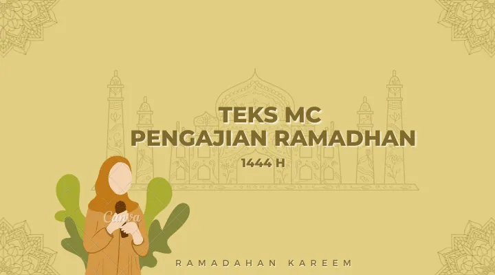 Contoh Teks MC Pengajian Ramadhan