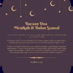 Bacaan Doa Menikah di Bulan Syawal