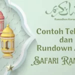 Contoh Teks MC & Rundown Acara Safari Ramadhan 1444 H