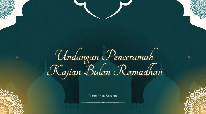 Contoh Undangan Penceramah Bulan Ramadhan