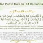 Doa Puasa Hari Ke-14 Ramadhan