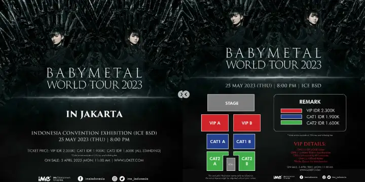 Konser BabyMetal 2023 di Jakarta