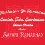Teks Sambutan Safari Ramadhan